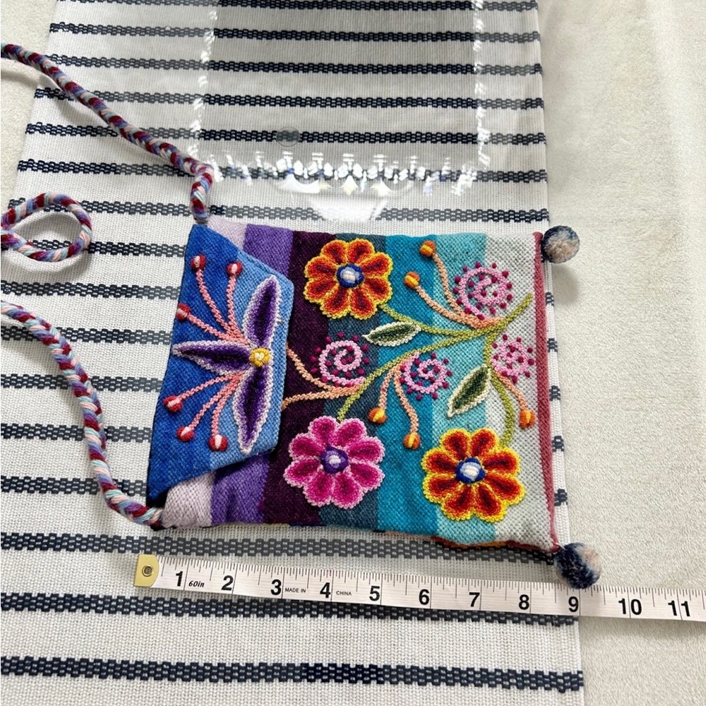 ALPACA 100% WOOL HANDMADE CROSSBODY - Picture 12 of 12